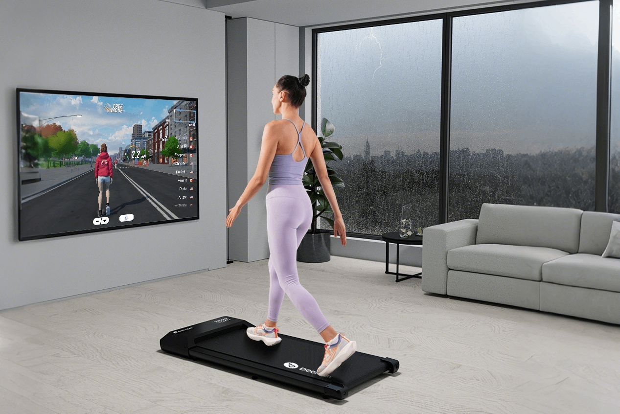 Rainy Season Fitness Made Easy: Quiet, Smart Treadmill for Apartment Living