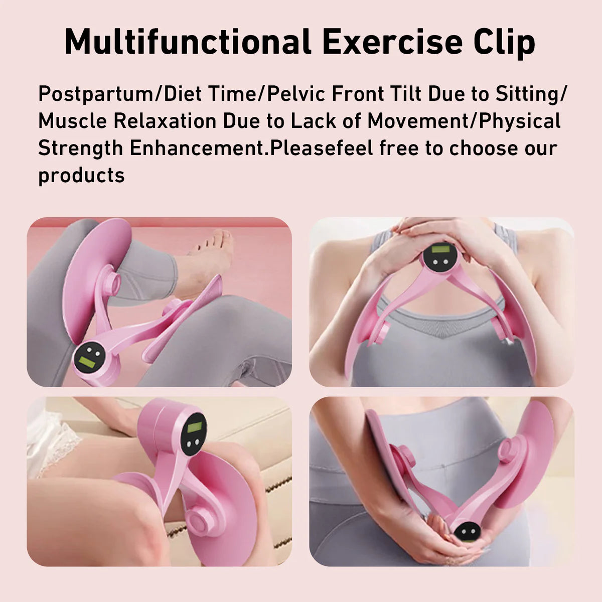 DeerRun Thigh Exerciser, Hip and Pelvis Trainer, for Women Home Gym