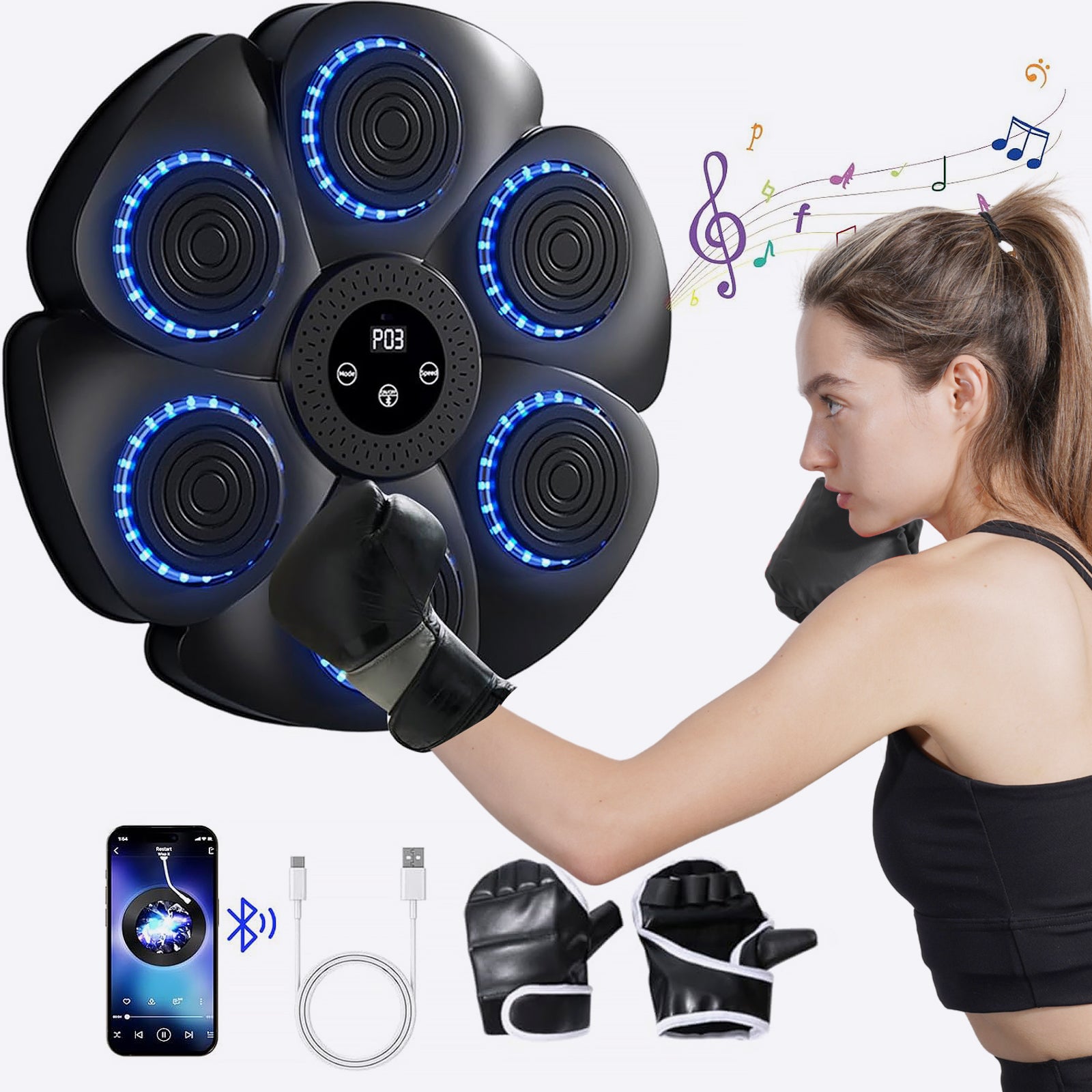 DeerRun Smart Music Boxing Machine