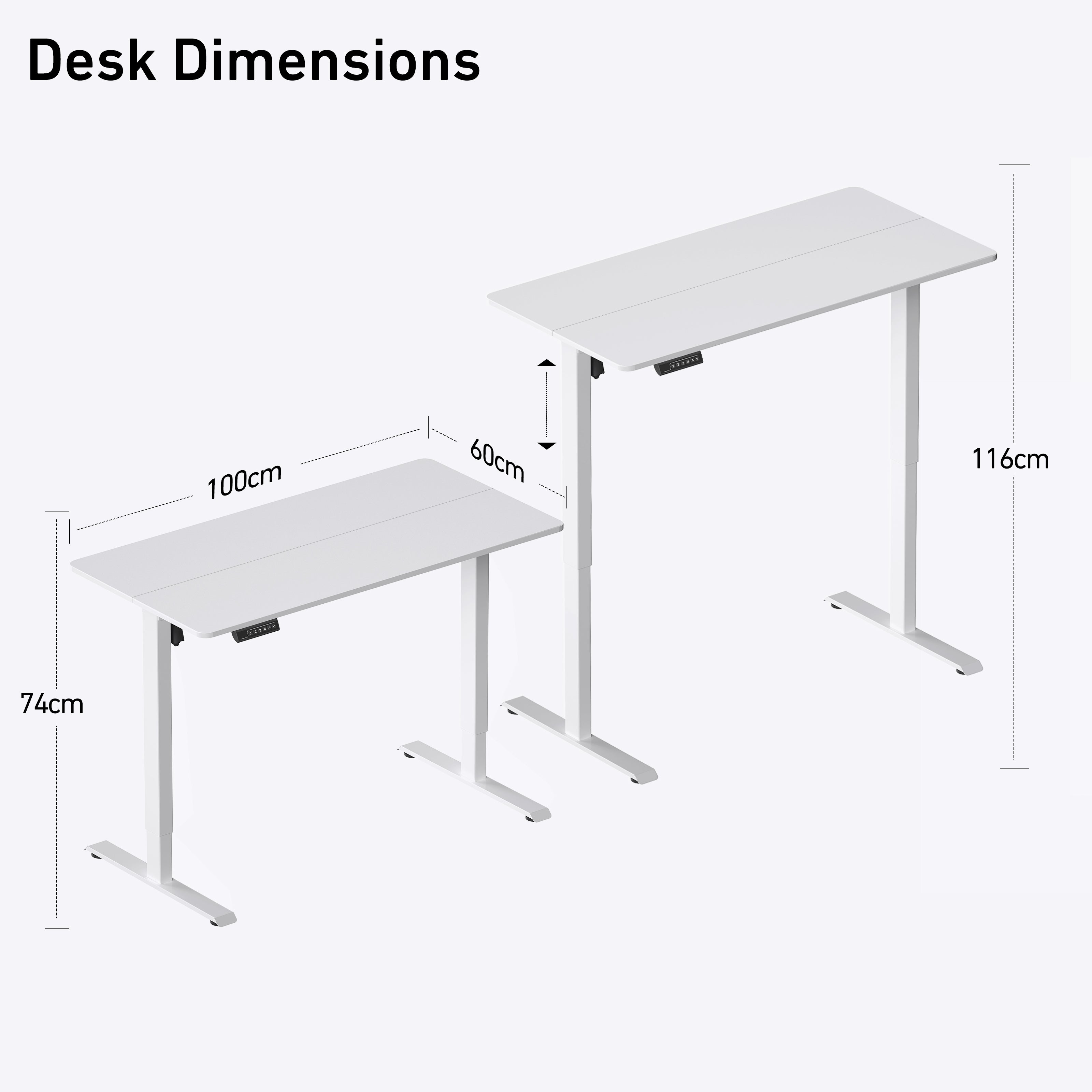 DeerRun Electric Standing Desk or Adjustable Standing Desk