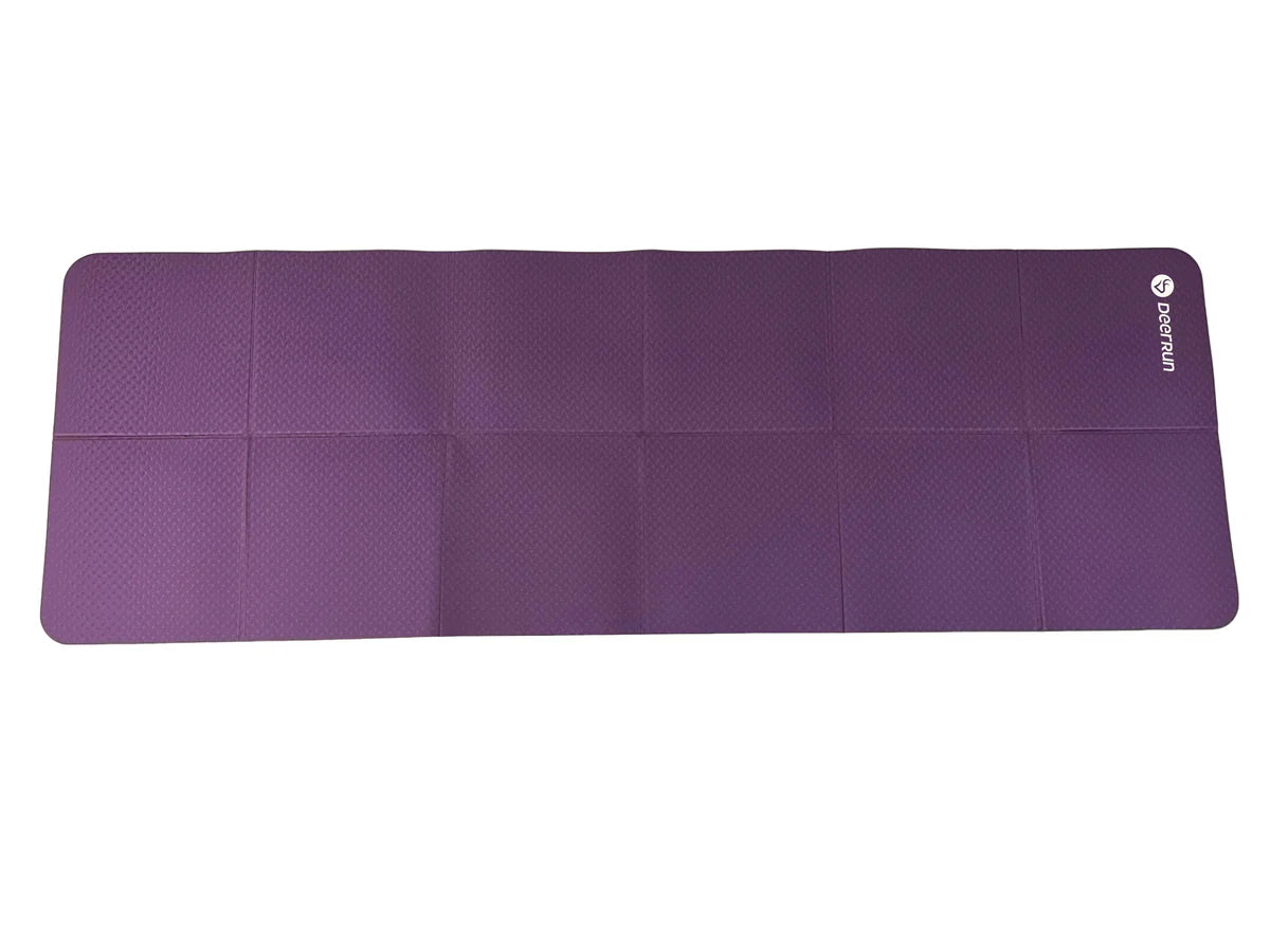 DeerRun CoreBase Foldable Yoga Mat - 180cm x 60cm x 0.6cm