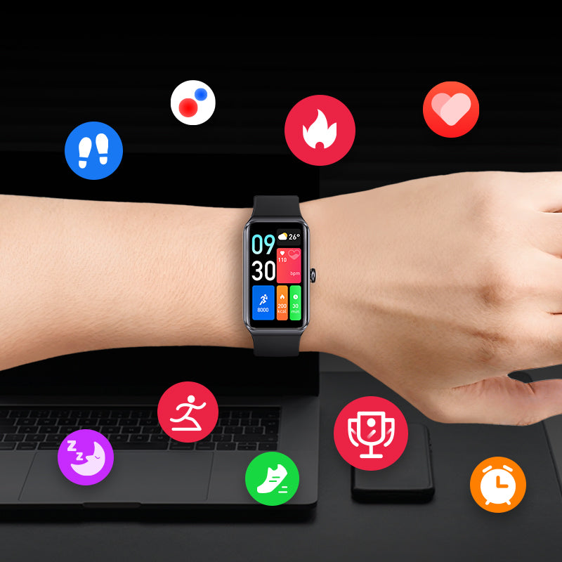 DeerRun® Fitness Smart Watch: Sync to PitPat App & Track Workouts