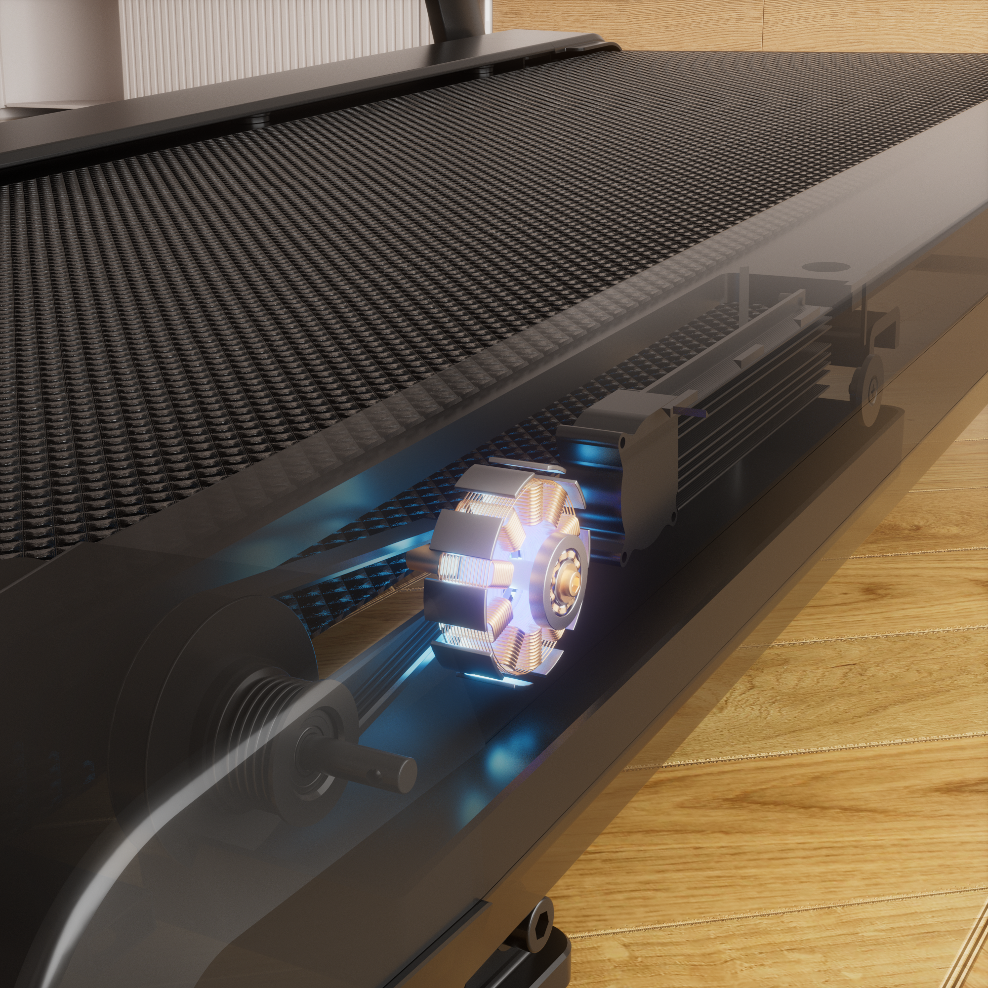 DeerRun X20 Foldable Treadmill with 15% Auto Incline Full Running Deck Treadmill | 181kg, 1 - 18 kph