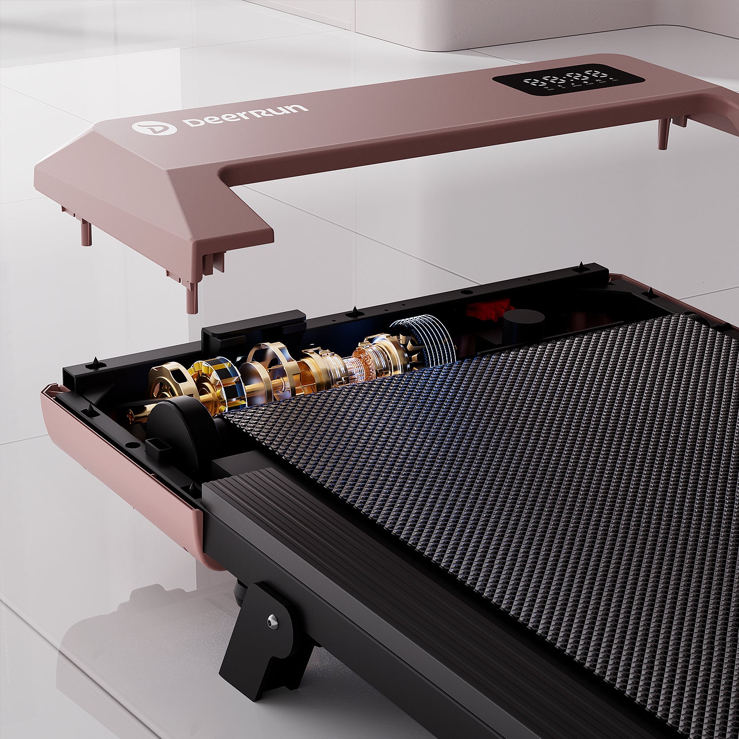 DeerRun Q2 Urban Plus Smart Walking Pad with 7% Incline for Space-Saving Active Walking