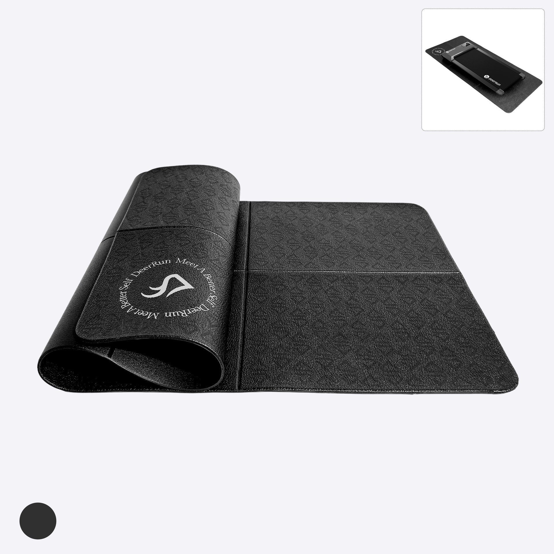 Glory Mat 6mm Signature PVC Higher Density Foldable Treadmill Mat