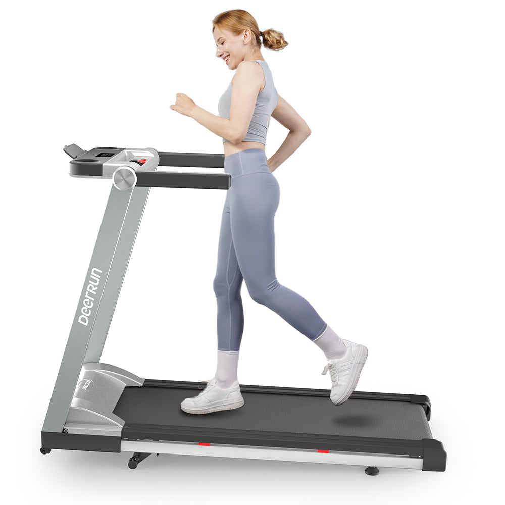 DeerRun A1 Pro Folding Smart Treadmill Best Home 6% Incline – 16 KPH Capacity Only