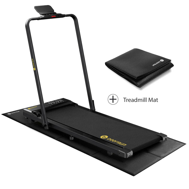 DeerRun A5 Pro Smart 2 in 1 Folding Treadmill with Handrail - 12 KPH, 136 Kg Capacity