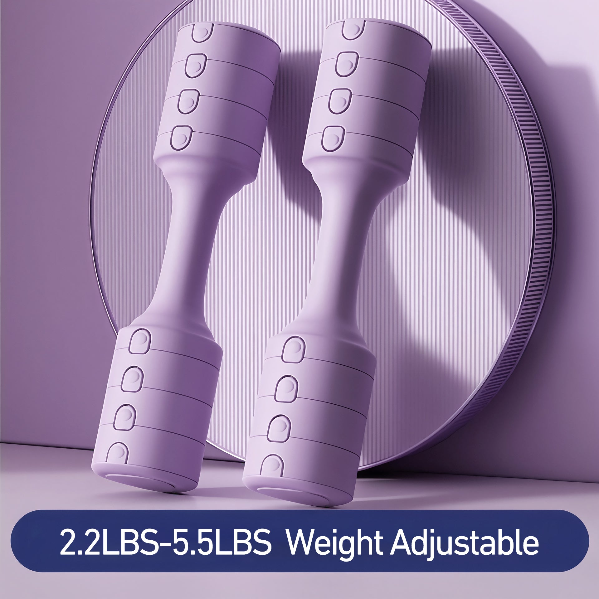 DeerRun Dumbbell - Pair 3kg for Women at Home