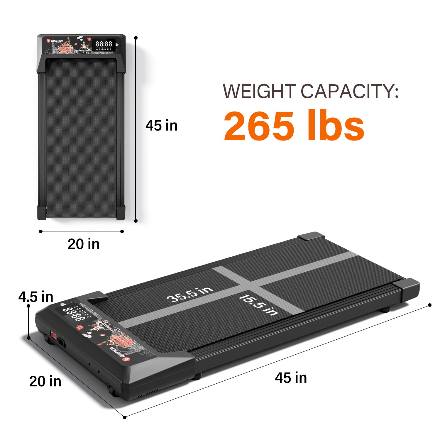 DeerRun＆UK Exclusive Limited Edition walking pad treadmill -Sold exclusively on the official website