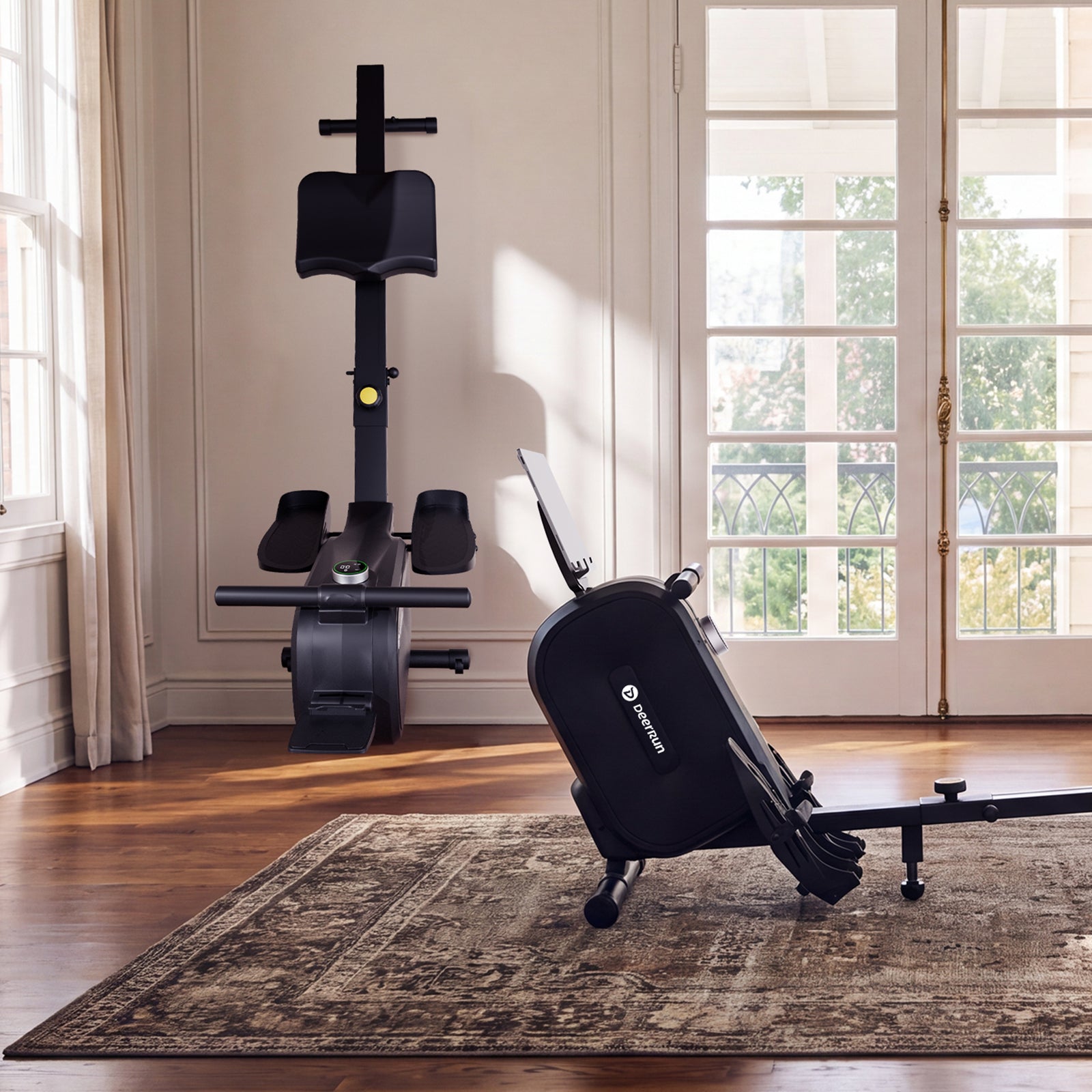 DeerRun RW700 Smart Rowing Machine with 32-Level Magnetic Resistance