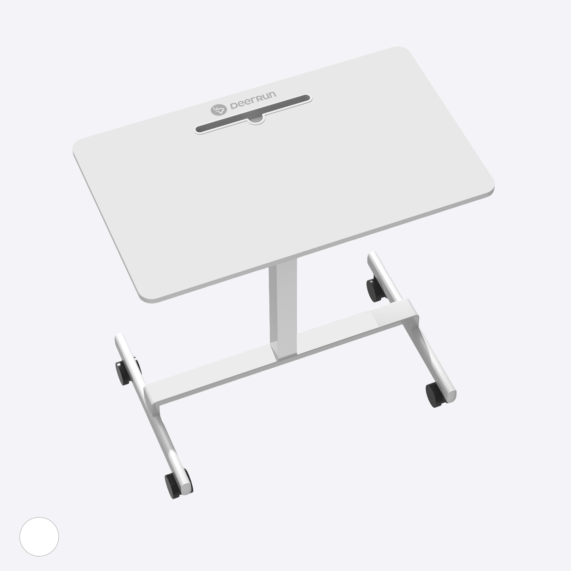 DeerRun Adjustable Standing Desk - Rolling Laptop Desk for Treadmills