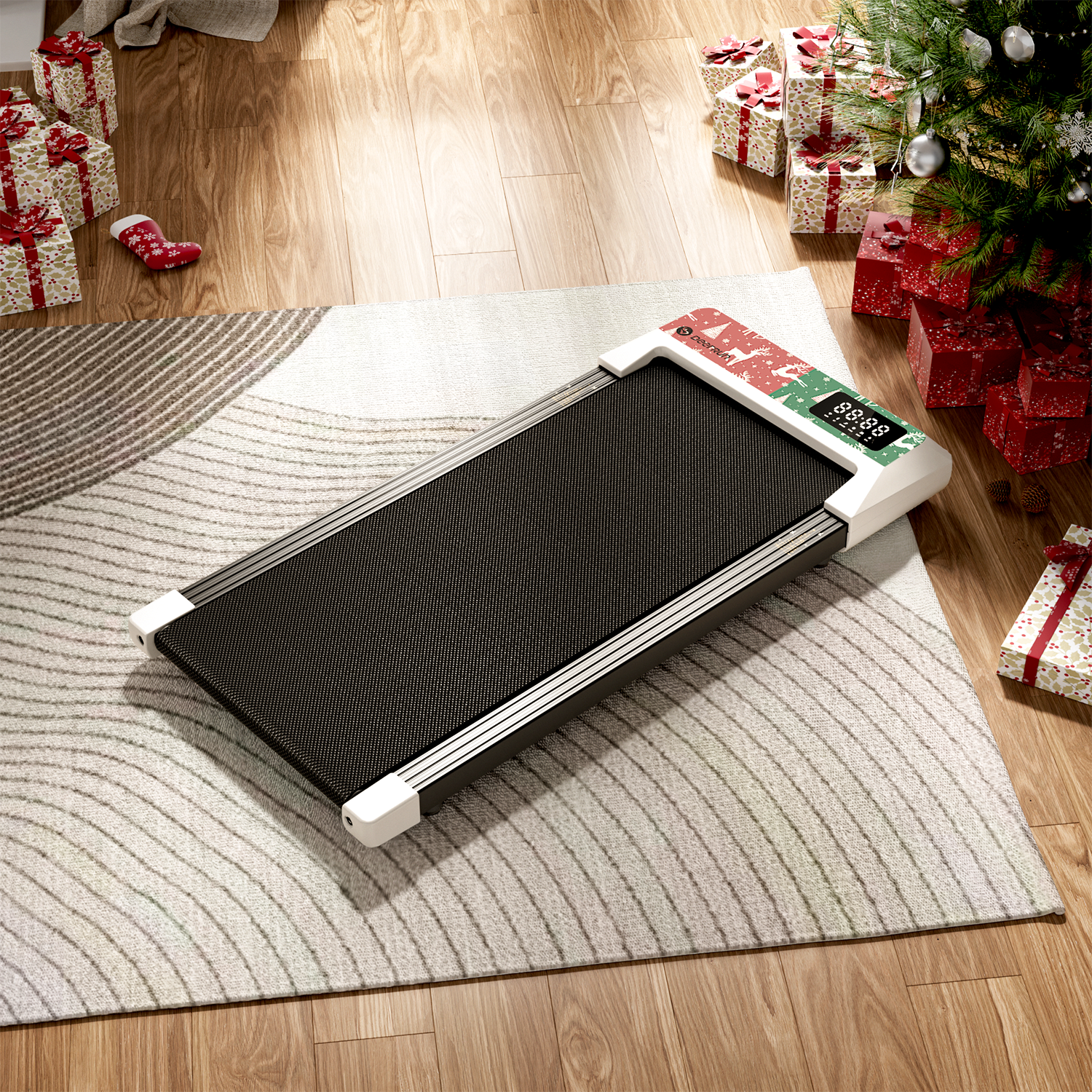 DeerRun＆Christmas Edition Walking Pad Treadmill - A Globally Unique Christmas Gift, Sold exclusively on the official website