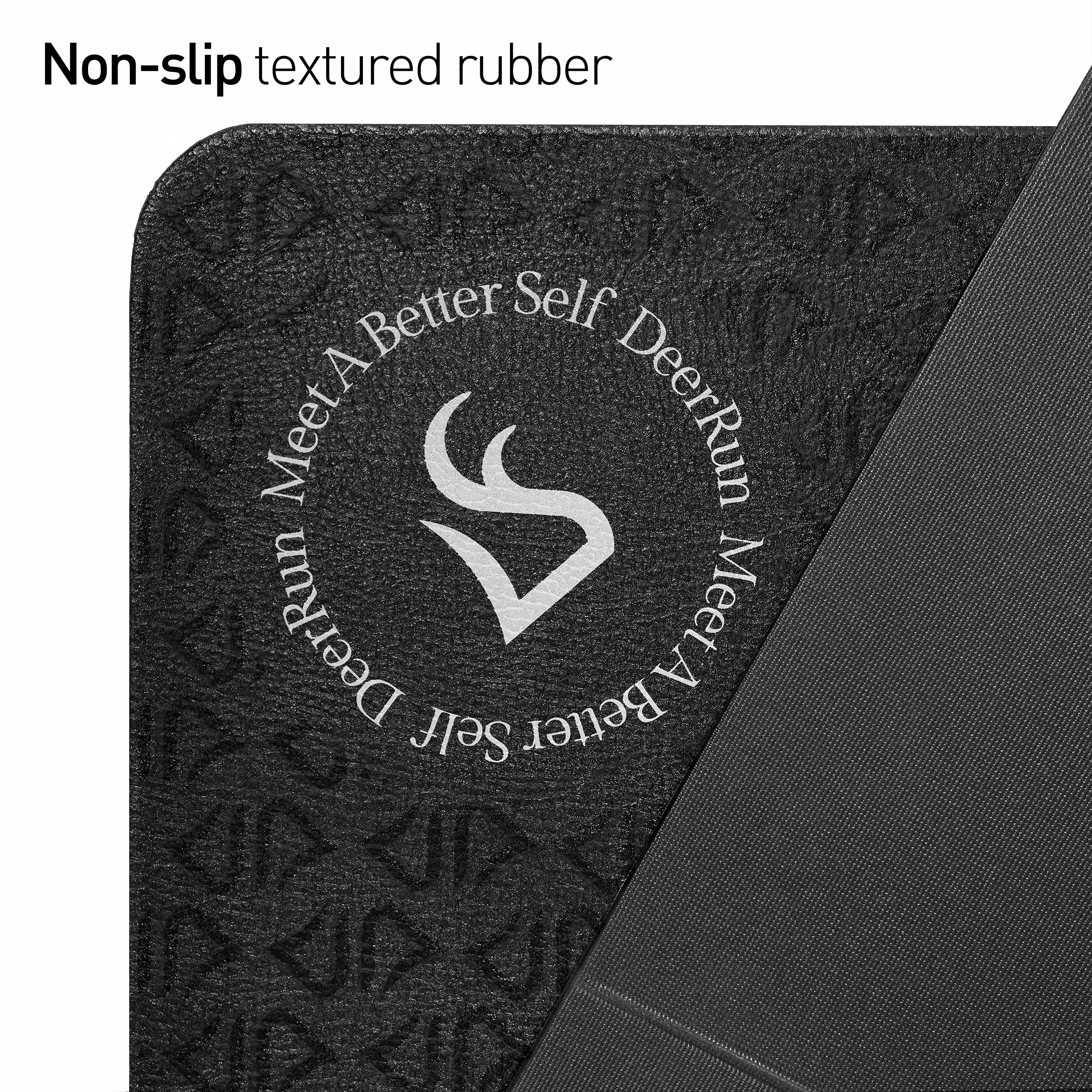 DeerRun Glory Mat in 6mm Signature PVC, Higher Density Foldable Treadmill Mat
