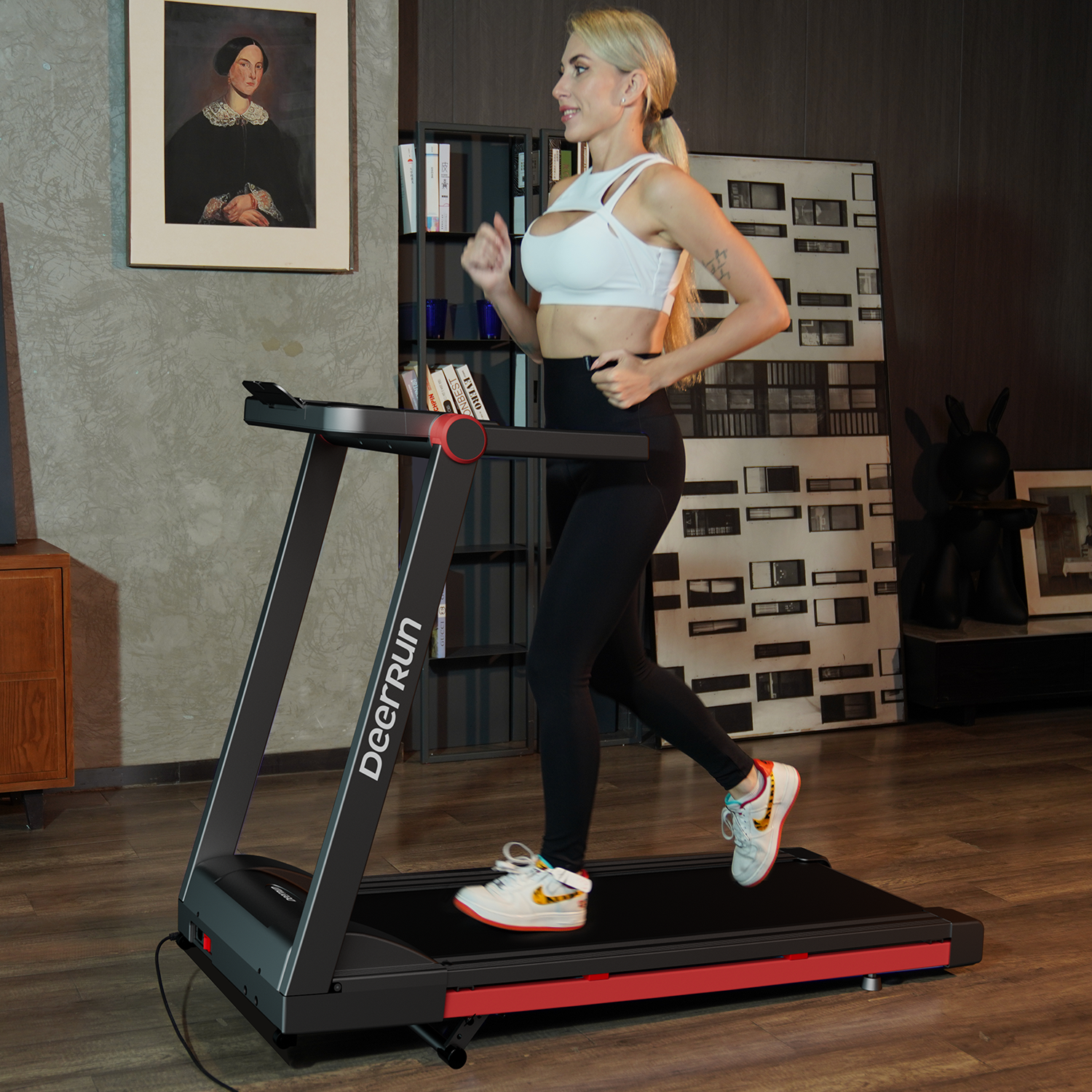 DeerRun A1 Pro Folding smart treadmill with incline - 16 KPH