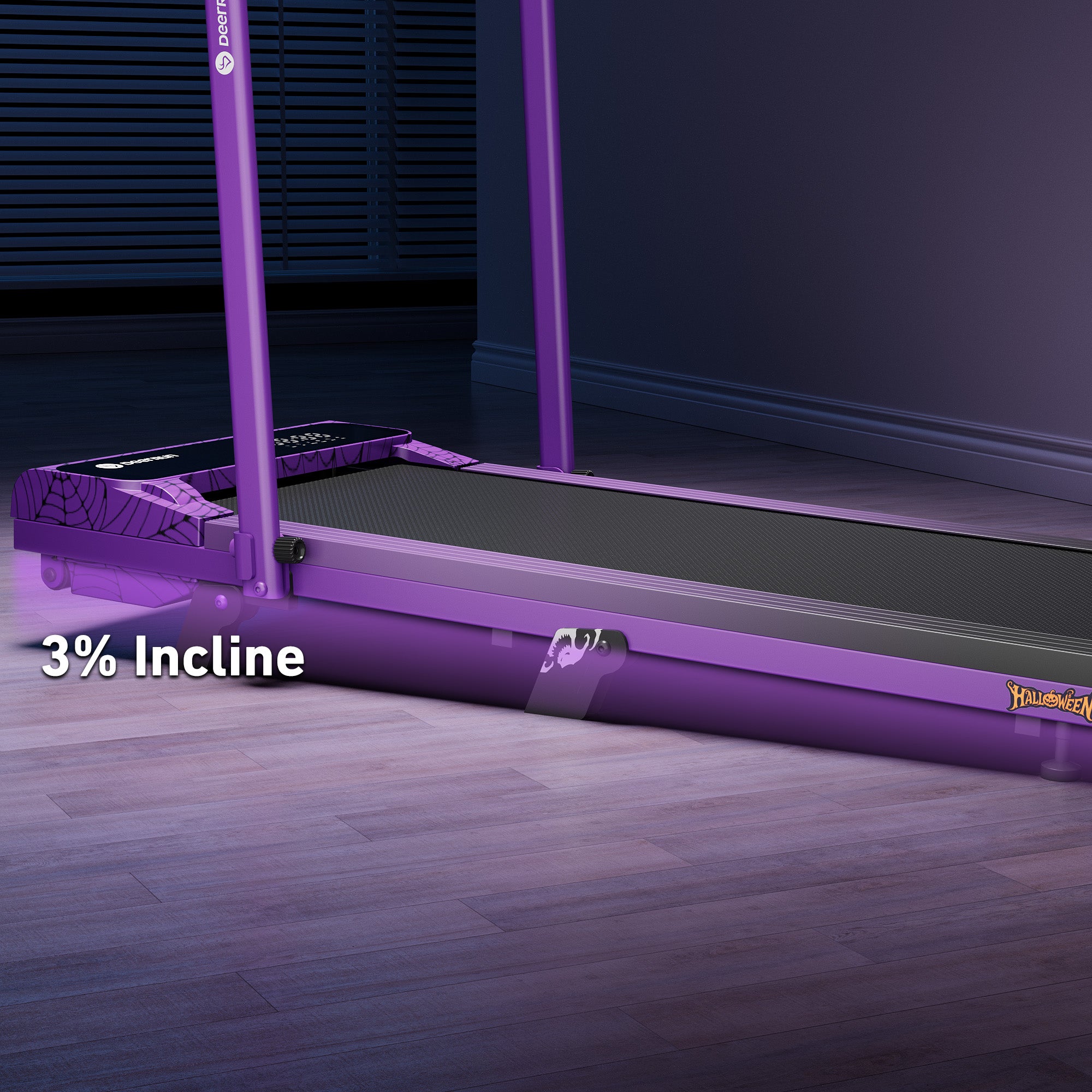 2025 Halloween Limited Edition Smart Foldable Treadmill Purple Cobweb | The Perfect Gift for Family Health