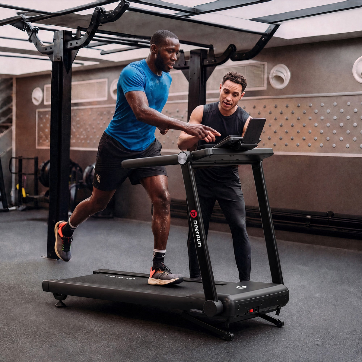 DeerRun Apex Rise 1 Challenge Training 25% Auto Incline Foldable Smart Treadmill