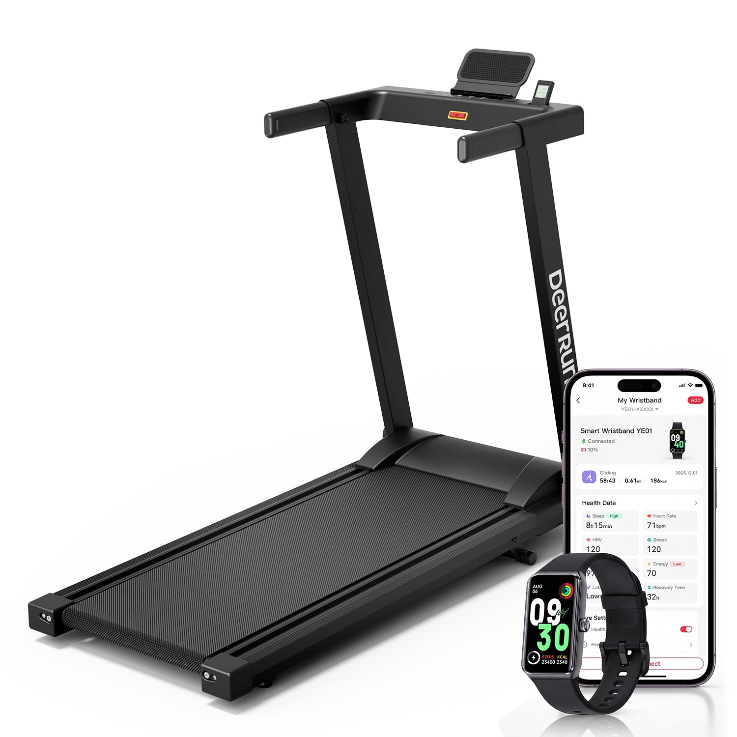 DeerRun A1 Pro Move+ Treadmill — Your AI Finish Partner