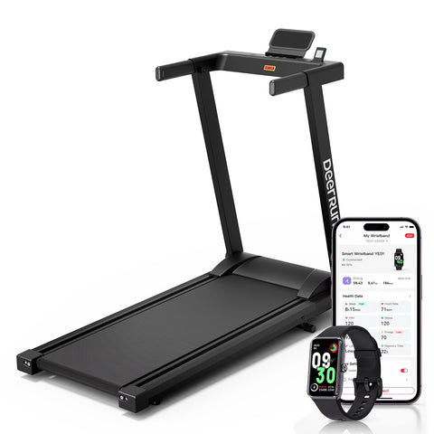 DeerRun A1 Pro Interactive Treadmill with AI Fitness Coach