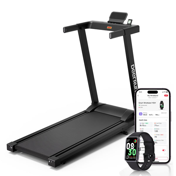 DeerRun A1 Pro Interactive Treadmill with AI Fitness Coach