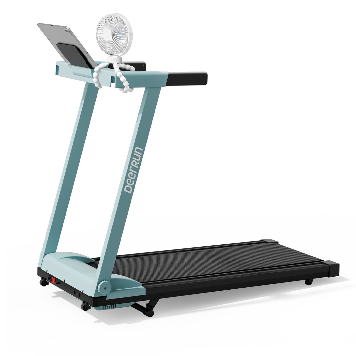 DeerRun A1 Pro Move+ Foldable Treadmill with 6% Incline | 3.5 HP, 16 KPH, 158KG Capacity, Compact Home Running Machine with NFC