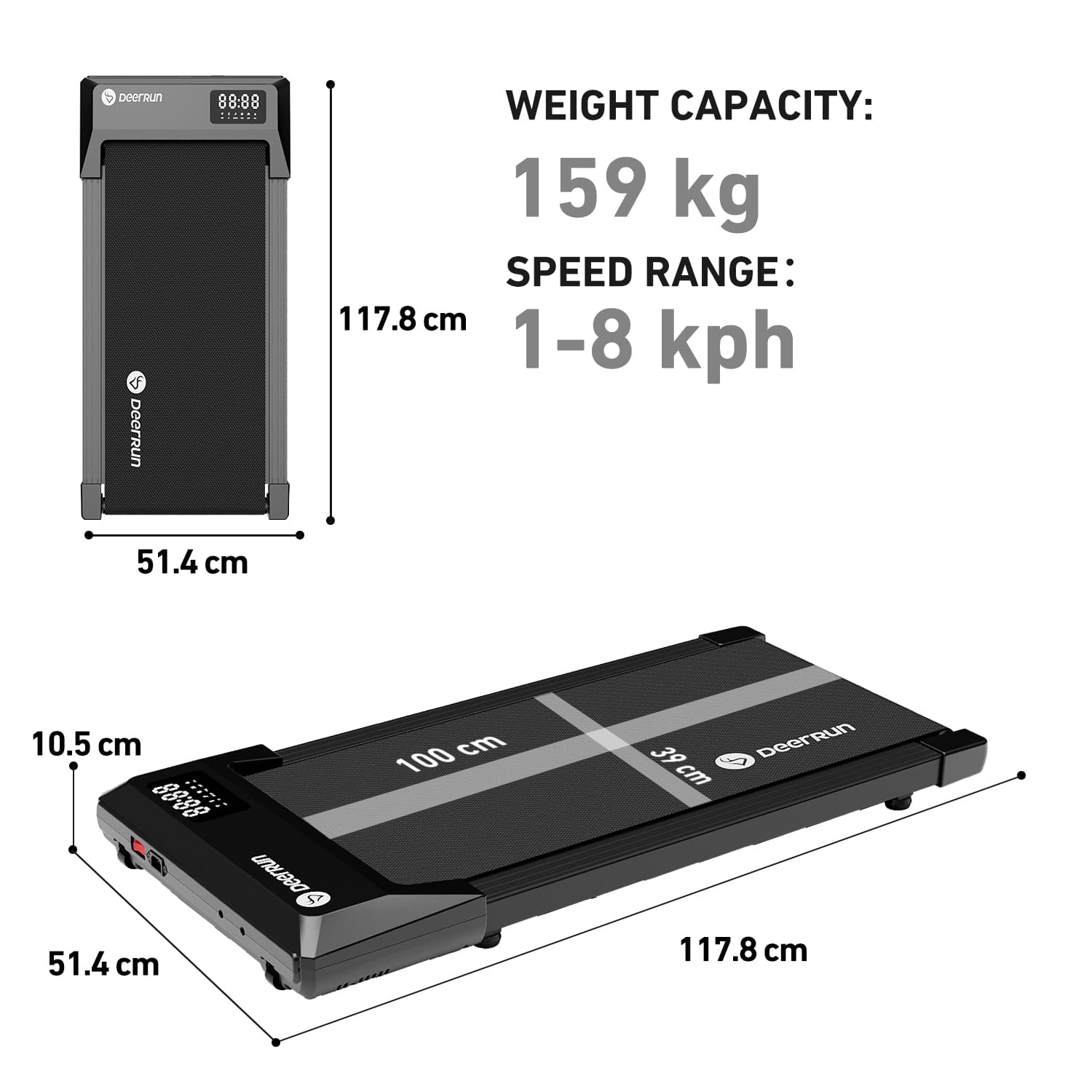 Q1 Urban Plus Fitness Bundle | Walking Pad, Desk & Mat