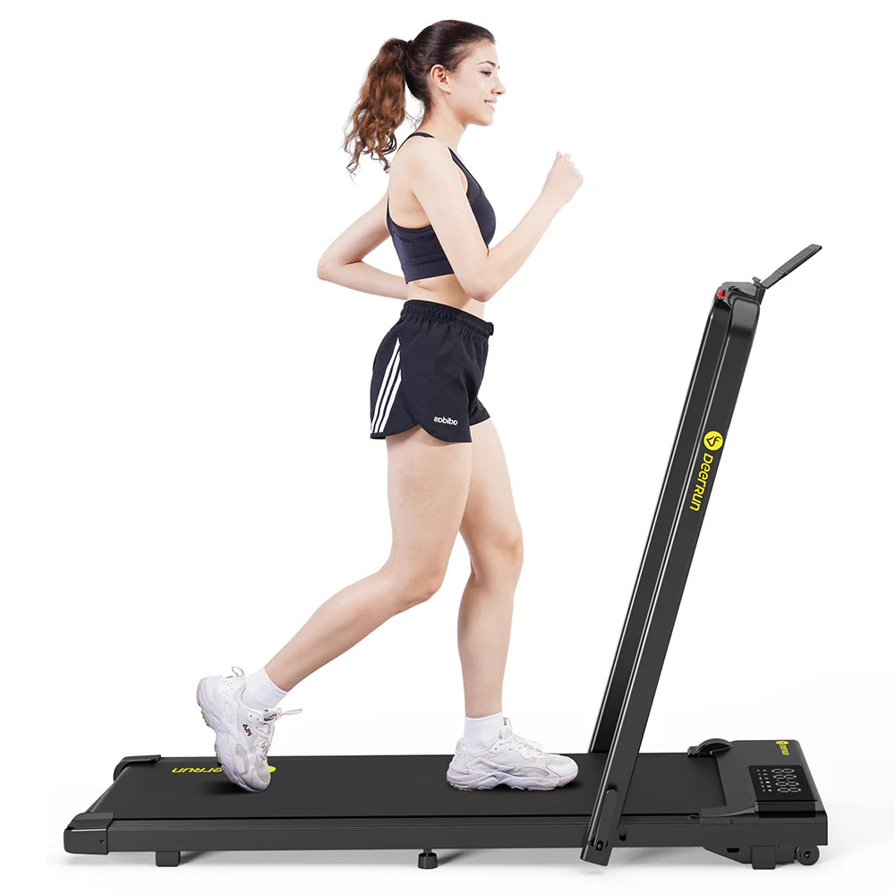 DeerRun® A5 Pro Smart 2 in 1 Folding Treadmill with handrails