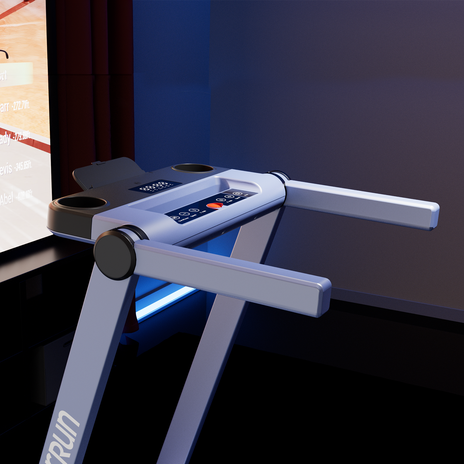 DeerRun A1 Pro Folding Smart Treadmill with 6% Incline - 16 KPH, 158 Kg Capacity