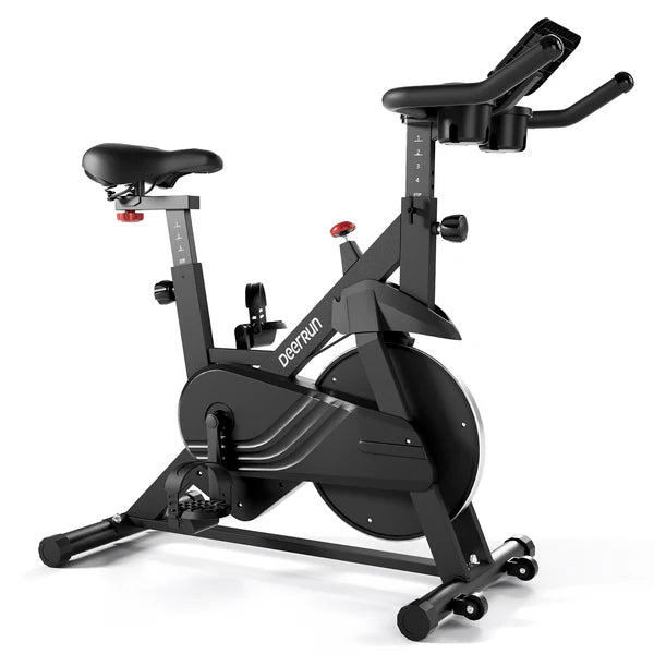 DeerRun S500 Indoor Adjustable Magnetic Resistance Silent Belt Smart Cycling Bike with PitPat App