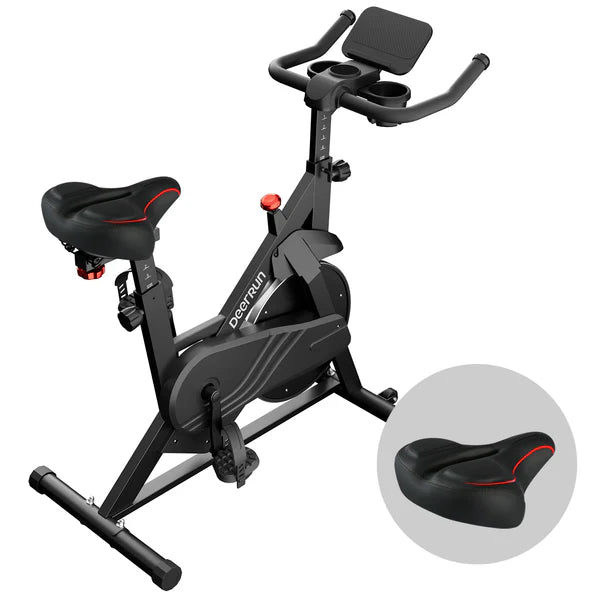 DeerRun S500 Indoor Adjustable Magnetic Resistance Silent Belt Smart Cycling Bike with PitPat App