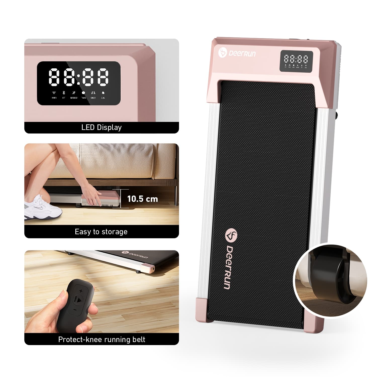 Deerrun q1 mini#Color_Rose gold