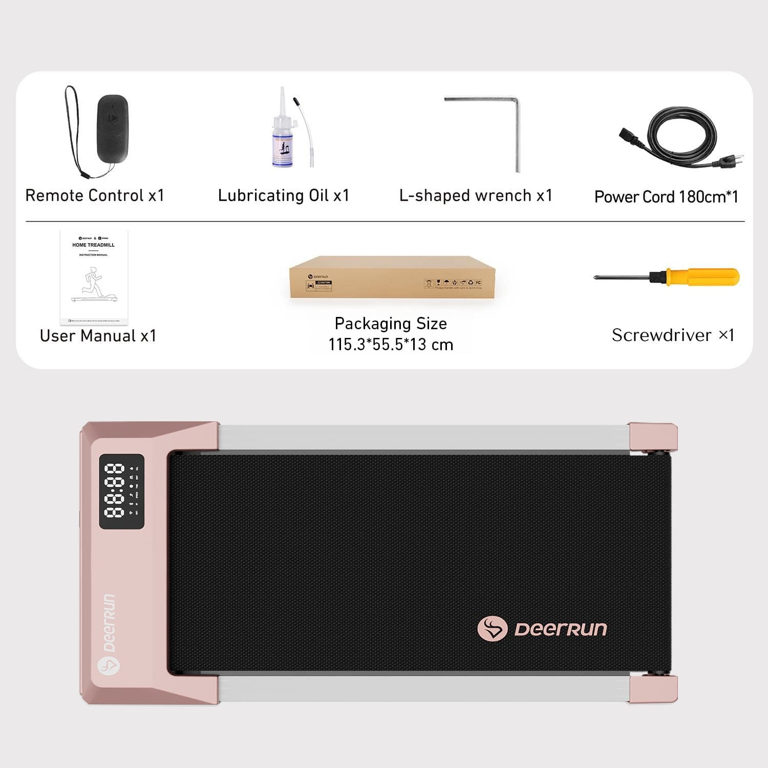 Deerrun q1 mini#Color_Rose gold