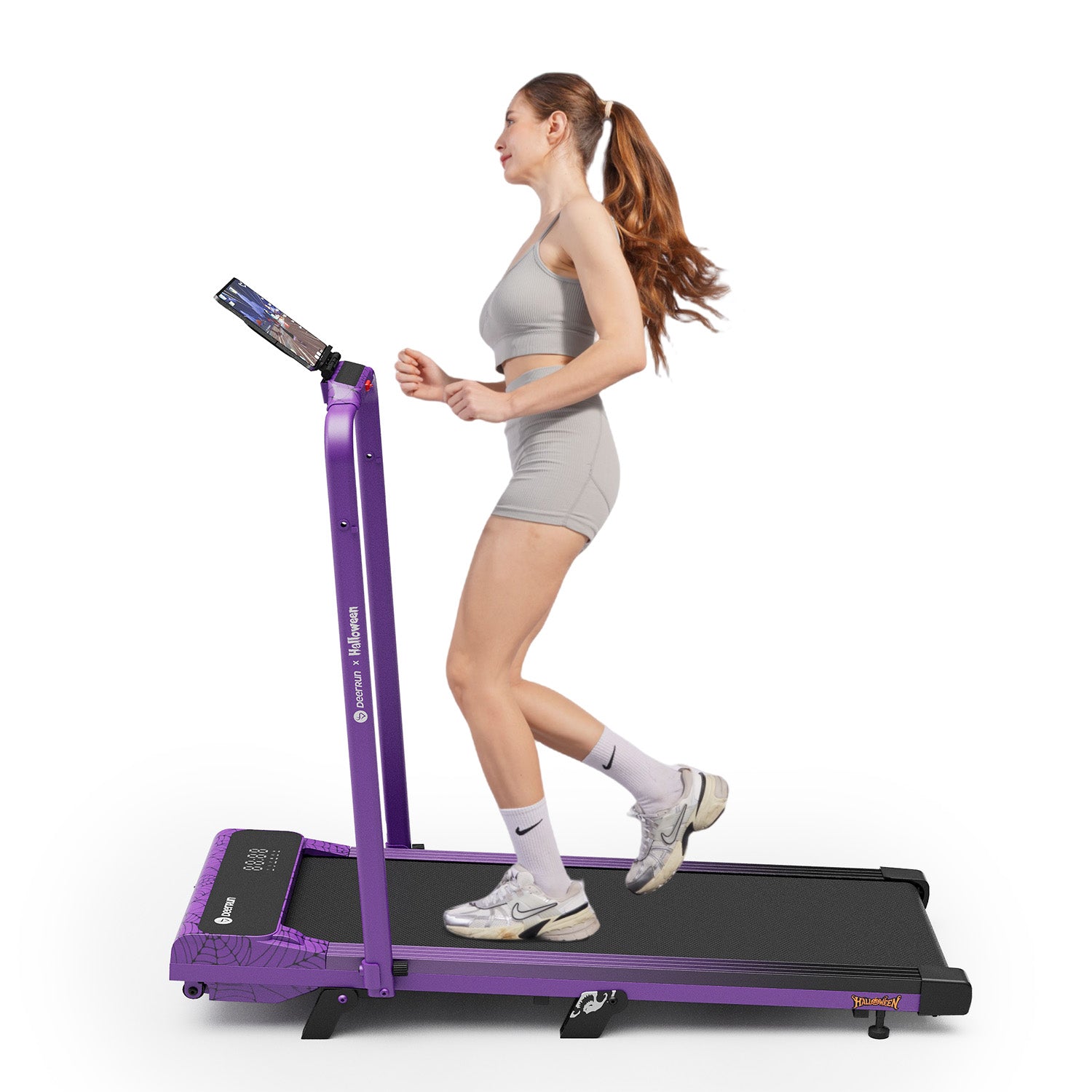 2025 Halloween Limited Edition Smart Foldable Treadmill Purple Cobweb | The Perfect Gift for Family Health