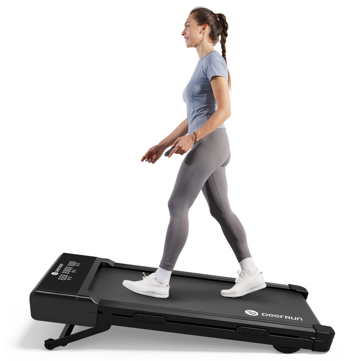 DeerRun Z10 12% Auto Incline Smart Walking Pad Treadmill remote control