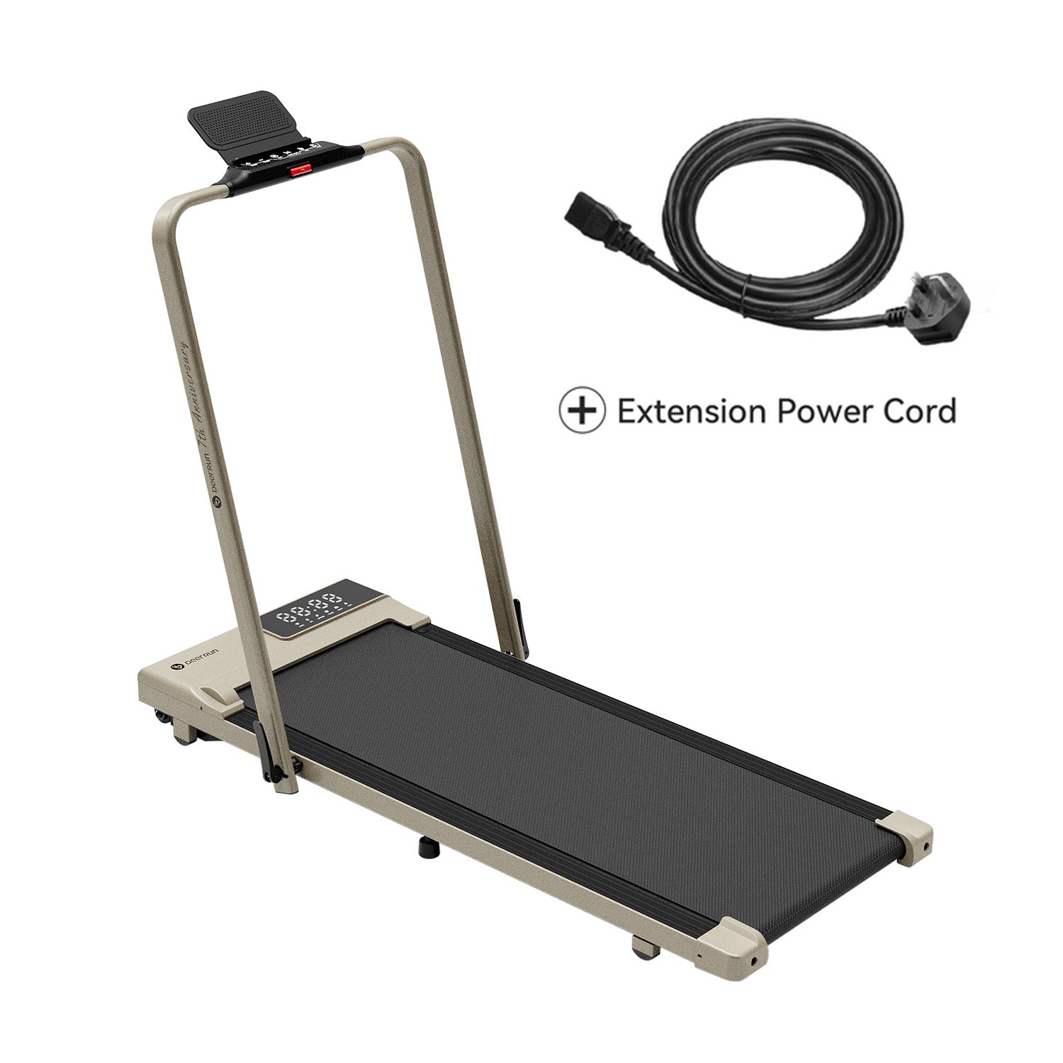 DeerRun A5 PRO Vitality – 2025 Smart 2-in-1 Foldable Treadmill, Upgraded Chip & NFC Support | 12kph, 145kg