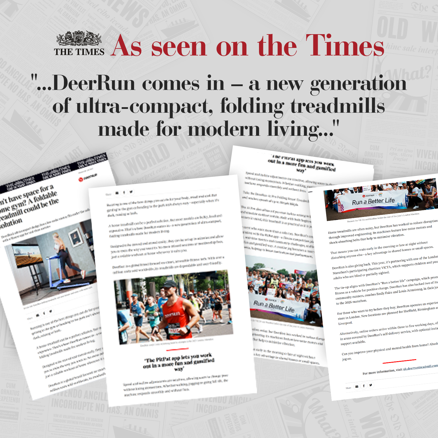 Deerrun Q1 Series Smart Walking Pad 159 Kg Capacity & Longer Size with Remote Control