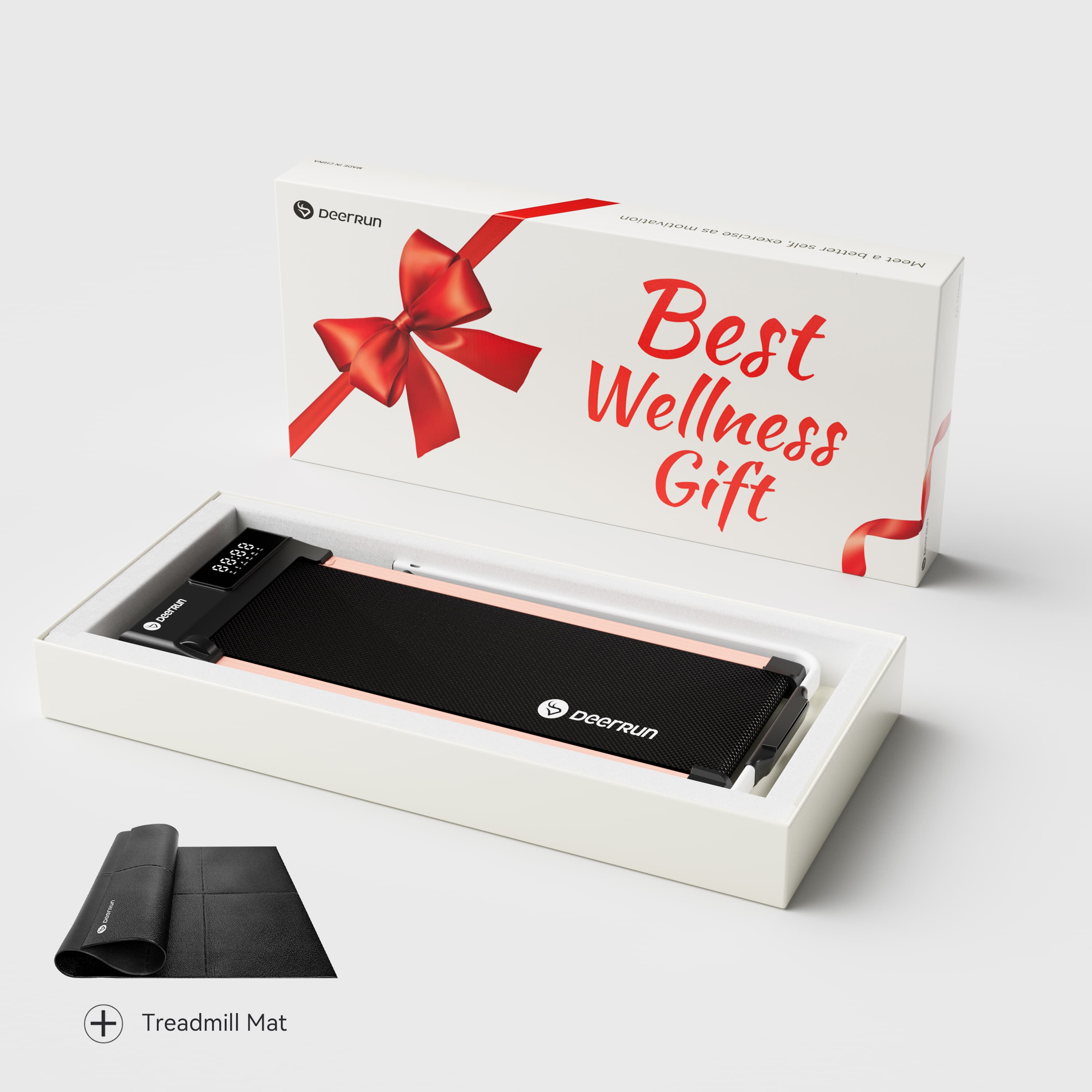 DeerRun A5 PRO Vitality – 2025 Smart 2-in-1 Foldable Treadmill, Upgraded Chip & NFC Support | 12kph, 145kg