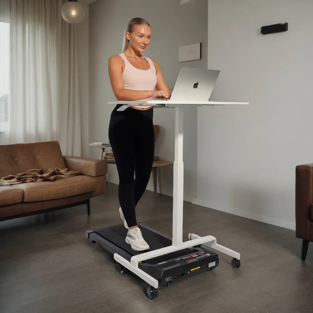 DeerRun® Adjustable Standing Desk - Rolling Laptop Desk for Treadmills