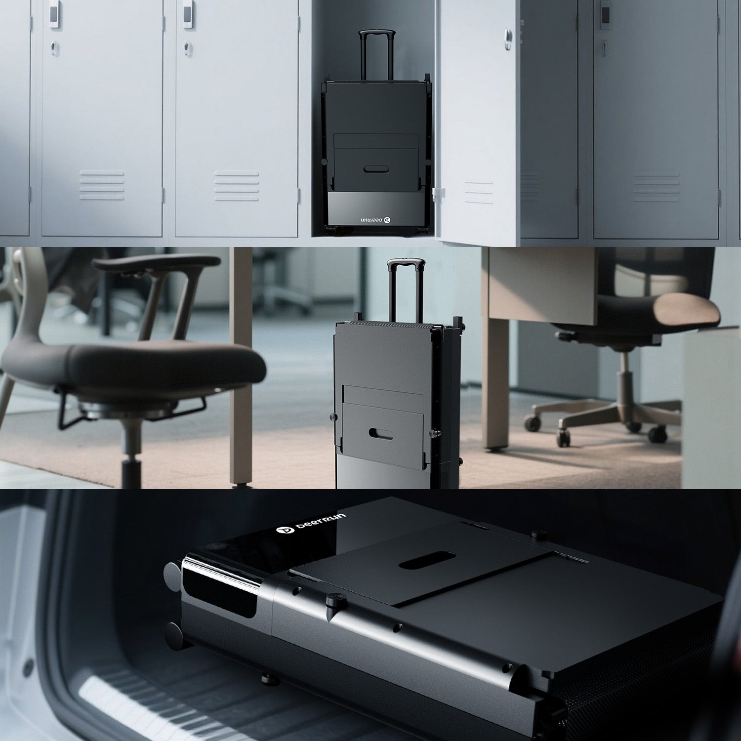 DeerRun Z20 Ultra‑Compact Foldable Walking Pad Treadmill, for Office & Home, 136kg