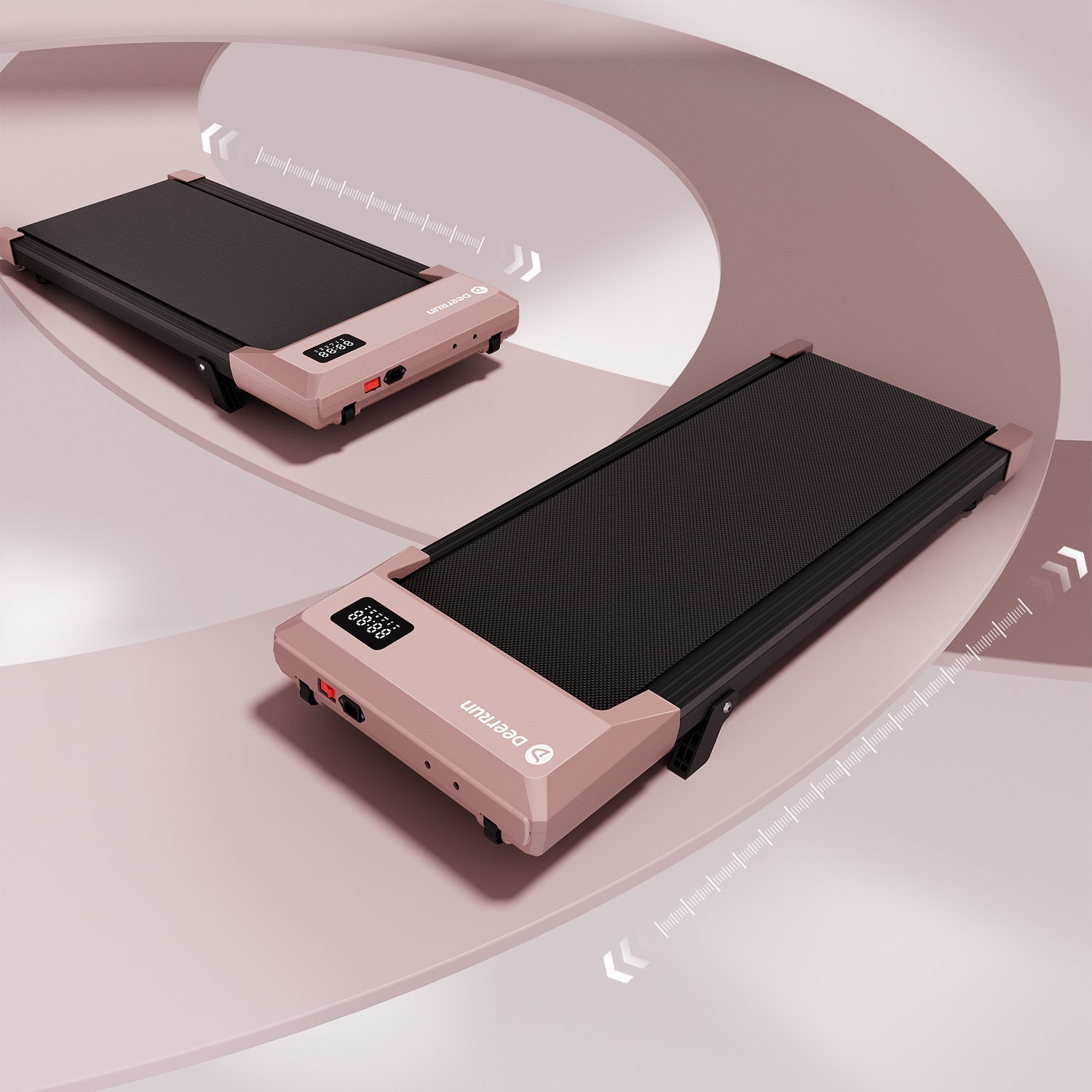 DeerRun Q2 Urban Plus Smart Walking Pad with 7% Incline for Space-Saving Active Walking